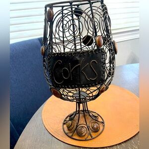 Wine cork holder